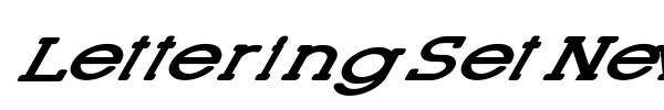 Lettering Set New font preview